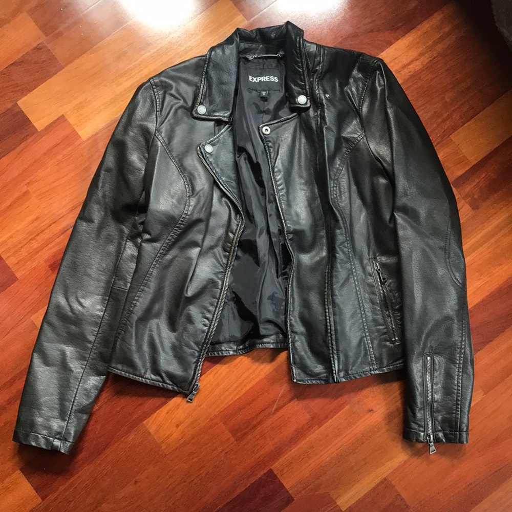 Express faux leather jacket